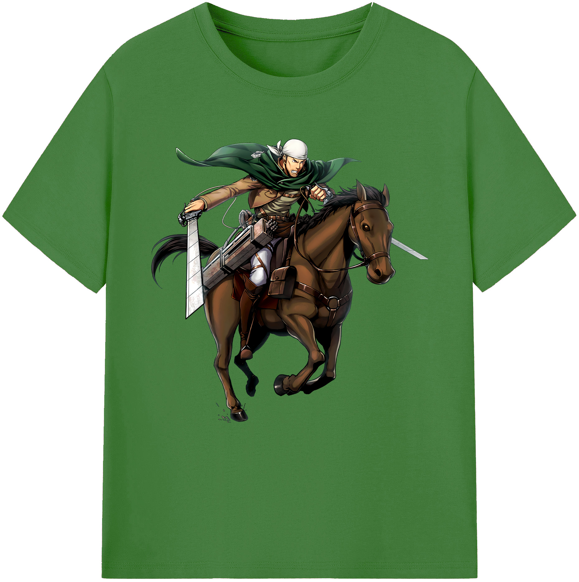 （画像用） 進撃の巨人 Attack on Titan レディースカジュアルプリントTシャツ（綿100％）